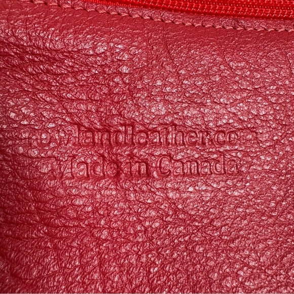ROWLAND LEATHER Linda Bag Hand Made Hand Crafted Canada Artisan Genuine Leather - Picture 6 of 16